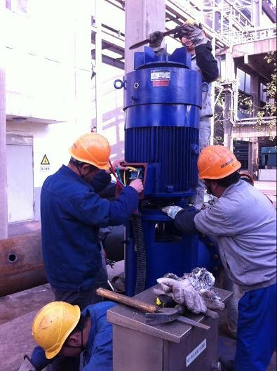 我司与皖能马鞍山发电有限公司签订400RJC900-10*1长轴深井泵(图4)